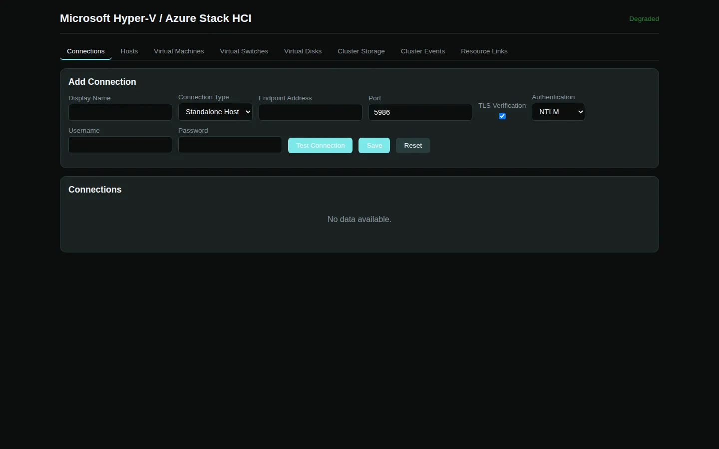 Microsoft Hyper-V / Azure Stack HCI screenshot